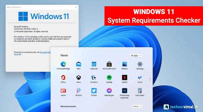 Windows 11 Minimum System Requirements