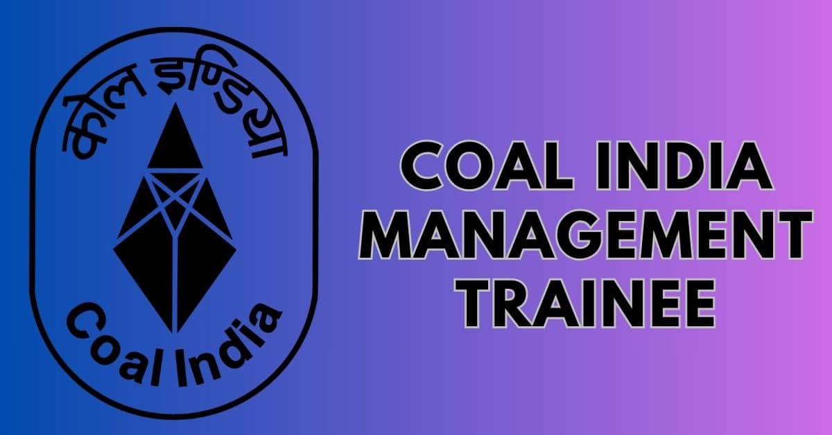 coal india management trainee