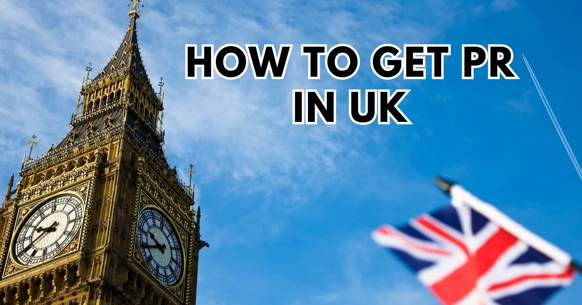 how to get pr in uk